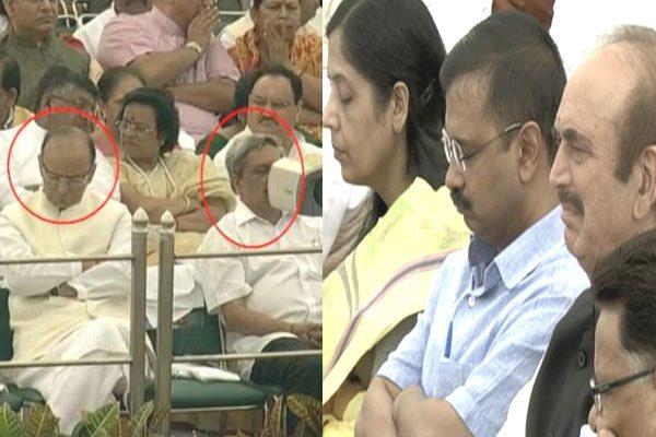 Kejriwal Arun Jaitley Caught Napping, Kejriwal Arun Jaitley Caught Sleeping, Kejriwal Arun Jaitley Caught Sleeping Narendra Modi Boring Speech 