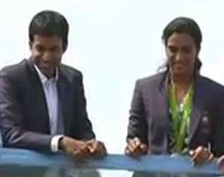 PV Sindhu, PV Sindhu Grand Welcome Hyderabad, Pullela Gopichand PV Sindhu Grand Welcome Hyderabad, Badminton PV Sindhu Grand Welcome Hyderabad, Rio Olympics PV Sindhu Grand Welcome Hyderabad, Silver Medal PV Sindhu Grand Welcome Hyderabad