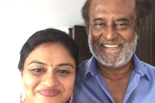 Rajinikanth, Rajinikanth Meets Lady Fan Farmhouse, Rajinikanth Meets Kabali Lady Fan Farmhouse, Lady Fan Meets Rajinikanth Farmhouse