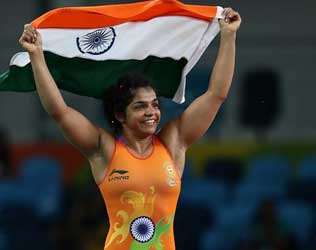 Sakshi Malik, Virender Sehwag Congratulate Sakshi Malik, Cricketer Virender Sehwag Congratulate Sakshi Malik, Virender Sehwag Congratulate Wrestler Sakshi Malik,