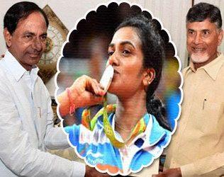 Telangana Revised Cash Prize PV Sindhu,Telangana Revised Cash Prize 5 Crores PV Sindhu,KCR Telangana Revised Cash Prize PV Sindhu,KCR Rewards 5 Cr PV Sindhu