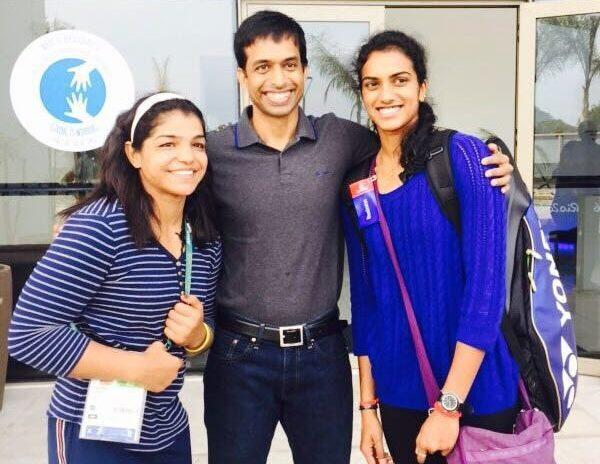 Pullela Gopichand PV Sindhu Sakshi Malik, Pullela Gopichand PV Sindhu Sakshi Malik Rio 2016, Pullela Gopichand PV Sindhu Sakshi Malik Photo