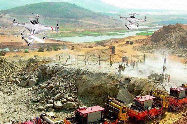 Polavaram, Polavaram Project Drones, Drones Monitor Polavaram Project, Drones Records Polavaram Project Works, Drones Monitor Polavaram Project Construction, Drones Monitor Polavaram Project Dam, Drones Monitor Polavaram Project Works