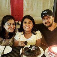 Sudeep, Sudeep Re-Union Wife, Wife Wishes Sudeep Good Luck, Sudeep Wife Bonding, Sudeep Wife Relationship Status, Sudeep Wife Cancels Divorce