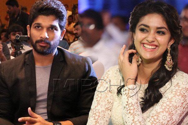 Allu Arjun, Allu Arjun Keerthy Suresh,  Keerthy Suresh Allu Arjun Heroine, Keerthy Suresh Allu Arjun Lingusamy Movie, Keerthy Suresh Stylish Star Allu Arjun Movie
