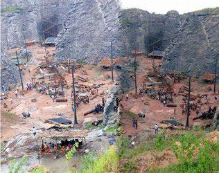 Baahubali 2 set on location