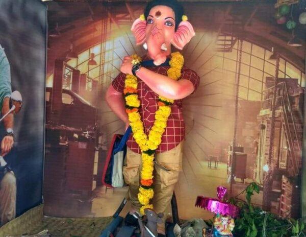 Janatha Garage, NTR Janatha Garage Ganesh, NTR Janatha Garage Ganesh Idol, NTR Janatha Garage Ganesh Statue,  Janatha Garage NTR Ganesh Idol, Janatha Garage Jr NTR Ganesh Idol