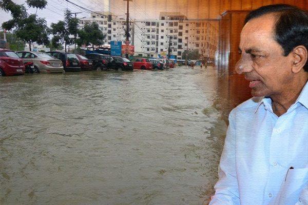 Hyderabad Rains KCR, Hyderabad Rains KCR Govt Officials, Hyderabad Downpour KCR, Hyderabad Rains Telangana Govt KCR, Hyderabad Rains KCR Government