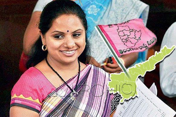 TRS Branch Andhra Pradesh, TRS Party Branch Andhra Pradesh, TRS Party Contest Andhra Pradesh Elections, Kavitha TRS Branch Andhra Pradesh, KCR TRS Branch AP