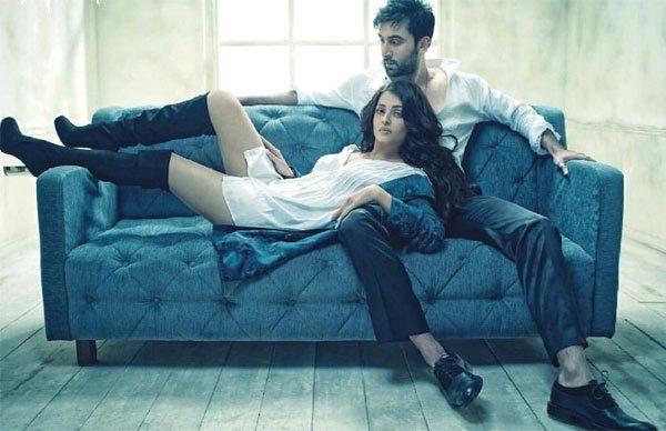 Aishwarya Rai, Aishwarya Rai Hot Couch Photo shoot, Aishwarya Rai Hot Bed Photo shoot, Aishwarya Rai Ranbir Kapoor Hot Bed Photo shoot