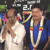 2.0 Movie, 2.0 Movie Ayudha Pooja Sets, Rajinikanth 2.0 Movie Ayudha Pooja, Director Shankar 2.0 Movie Ayudha Pooja, Amy Jackson 2.0 Movie Ayudha Pooja