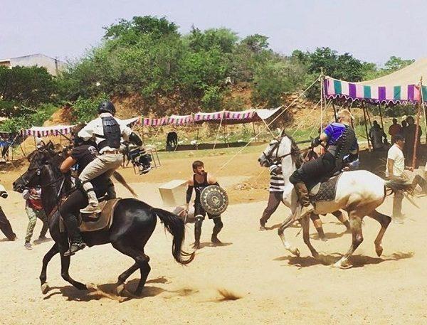 Baahubali, Baahubali 2 Leaked Stunt Photo, Baahubali 2 Stunts Leaked Photos, Baahubali 2 Stuntman Lee Whittaker Leaked Photos