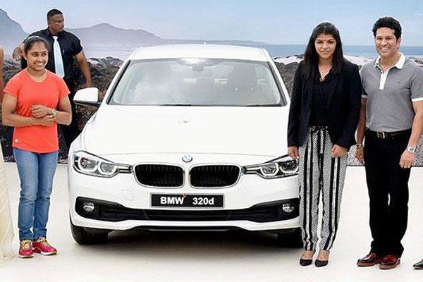 Dipa Karmakar, Dipa Karmakar Returns Sachin Gift BMW, Olympic Winner Dipa Karmakar Returns Sachin's Gift, Rio Winner Dipa Karmakar Returns Sachin Tendulkar Gift, Dipa Karmakar Returns Sachin Tendulkar Gift, Rio Winner Dipa Karmakar Returns Sachin Tendulkar Gift BMW Car,