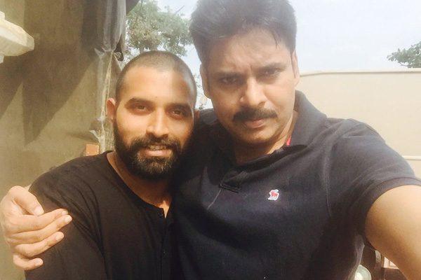 Pawan Kalyan Selfie With Stunt Master Jani
