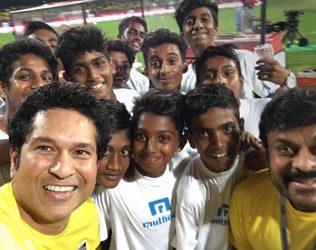 sachin Tendulkar Chiranjeevi Selfie