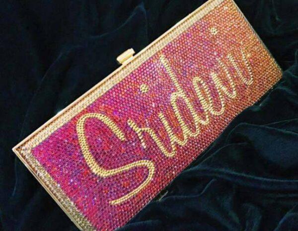 Sridevi Judith Leiber Expensive Crystal Clutch Purse Gift 