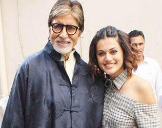 Amitabh Bachchan, Taapsee Amitabh Bachchan Birthday Gift, Taapsee Pannu Amitabh Bachchan Birthday Gift, Taapsee Big B Birthday Gift, Taapsee Amitabh Bachchan Birthday Gift Milk Cake