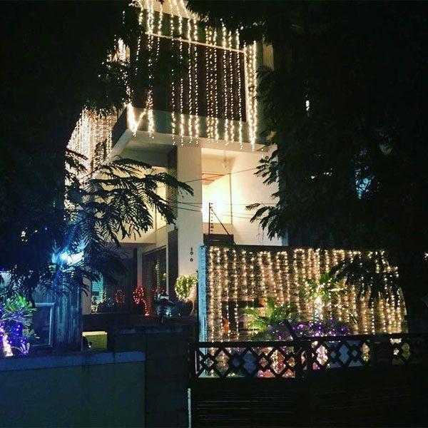 mahesh-babu-house-diwali-lighting