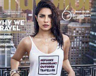 Priyanka Chopra Hot Tee-shirt, Priyanka Chopra Hot Tee-shirt Controversy, Priyanka Chopra Hot Tee-shirt, Priyanka Chopra Cover Page Hot Tee-shirt Slamming