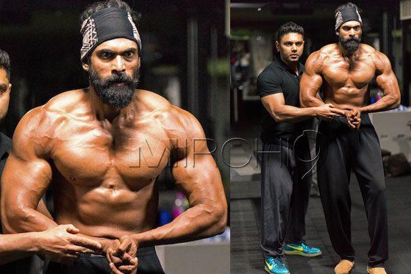 Rana, Rana Look Baahubali 2, Rana Bhallaladeva Look Baahubali 2, Rana Six Pack Look Baahubali 2, Rana Daggubati Look Baahubali 2, Rana First Look Baahubali 2 Movie, Rana Look Baahubali 2 Conclusion, Rana Six Pack Body Look  Photos Baahubali 2 
