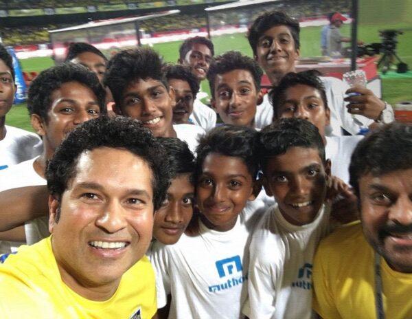 sachin Tendulkar Chiranjeevi Selfie