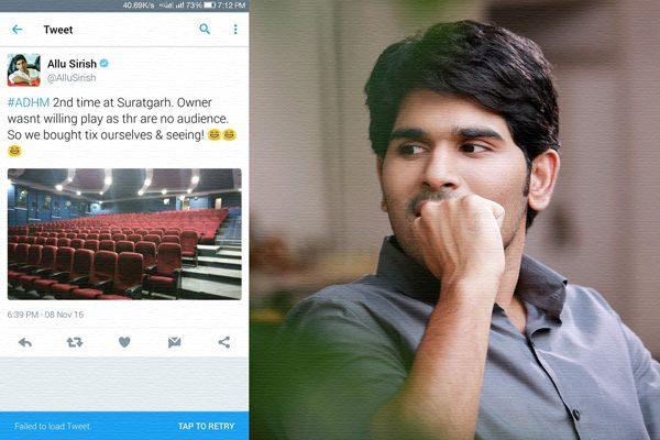 Allu Sirish Tweet - ADHM Ae Dil Hai Mushkil