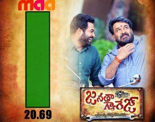 Janatha Garage No 1 2016 TRP ratings