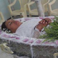 Lady Women Own Funeral Fake Funeral Ceremony Dream Wish