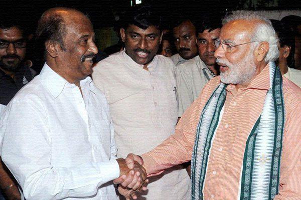 Rajinikanth Mohanlal Across the Country to Save Modi's Skin