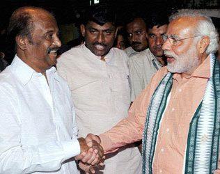 Rajinikanth Mohanlal Across the Country to Save Modi's Skin