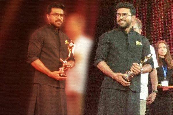 Ram Charan receives youth icon award Asia Vision 2016