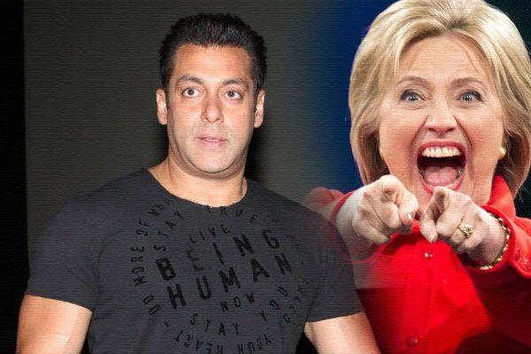 Salman Khan Supports Hillary Clinton US President