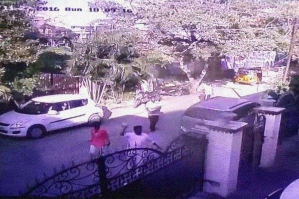 Vishal's Office Attacked, BMW Car Damaged - CCTV Visuals