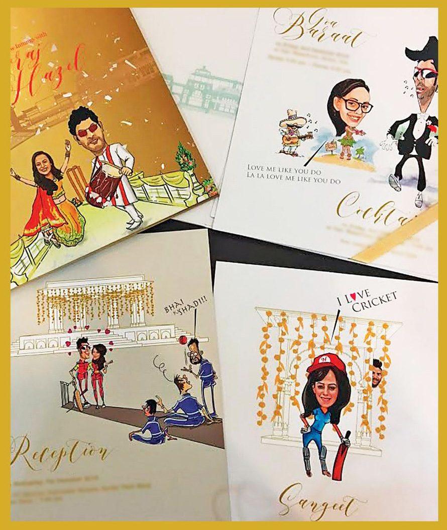 Yuvraj Singh Wedding Invitation Photo Pic Image