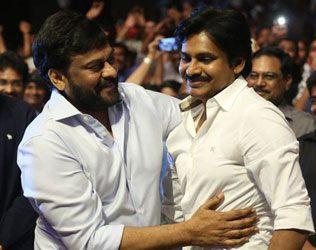 Chiru Pawan Kalyan Katamarayadu Movie Sets