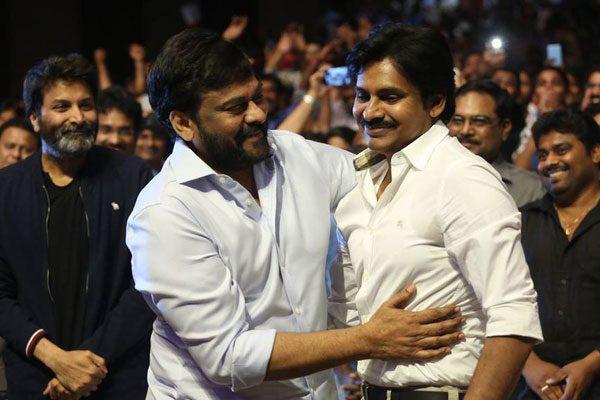 Chiru Pawan Kalyan Katamarayadu Movie Sets