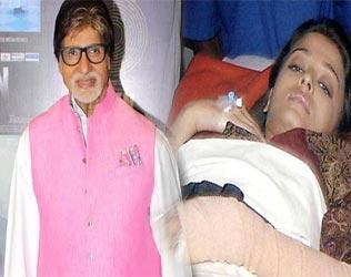 Amitabh Bachchan Smiles on Aishwarya Rai Suicide Rumors