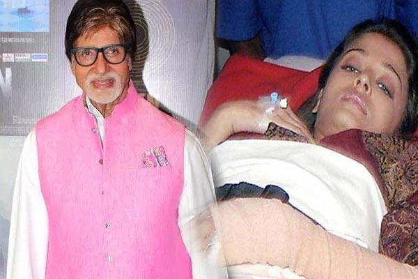 Amitabh Bachchan Smiles on Aishwarya Rai's Suicide Rumors