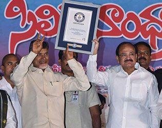 Chandra Babu Receives Guinness World Record