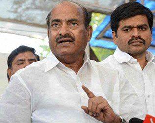 JC Diwakar Reddy Looking at Jagan Mohan Reddy