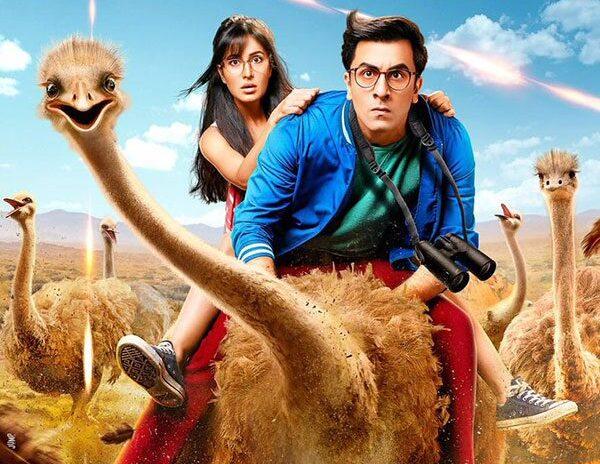 Pic Talk- Ostrich Steals Show From Jagga Jasoos Stars Ranbir Kapoor Katrina Kaif !