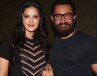 Spotting Sunny Leone, the Aamir Khan Walked up to Her