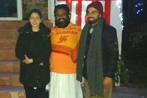Unmarried Star Couple Virat Anushka Followed by Their Parents