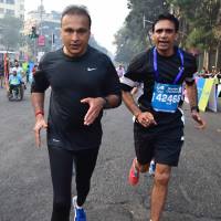 Anil Ambani Mumbai Marathon 2017 Photos Images stills