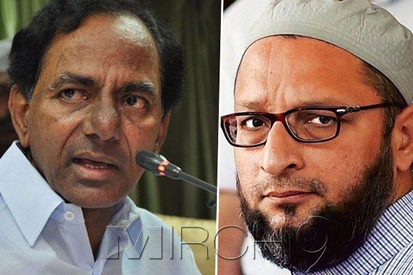 Asaduddin Owaisi Feeling KCR Heat