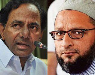 Asaduddin Owaisi Feeling KCR Heat