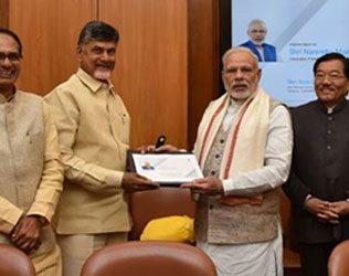 Chandrababu Naidu Meets Narendra Modi