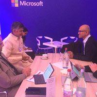 Chandrababu Naidu Promoting Andhra Pradesh at Davos Photos Images Stills