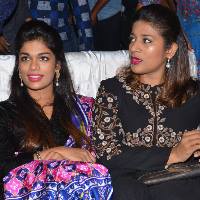 Chiranjeevi Daughters at KhaidiNo150 Event Guntur