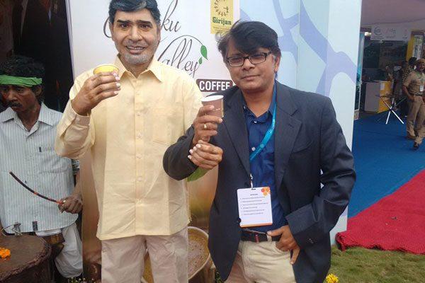 Coffee and Selfie with Chief Minister Chandrababu Naidu